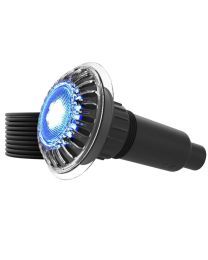 Spa Electrics Atom EMV Series 1 x Blue LED Colour Pool Light w/ Vinyl Mounting Kit and 20M Cable