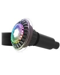Spa Electrics Atom EMV Series 1 x Multi Plus RGB+W LED Colour Pool Light w/ Vinyl Mounting Kit and 20M Cable