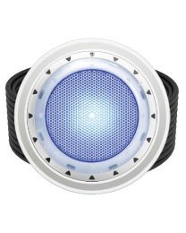 Spa Electrics Photon GKF Series 1 x Blue LED Colour Surface Mount Pool Light w/ Fibreglass Mounting Kit and 20M Cable