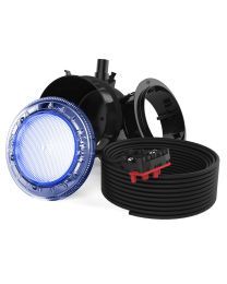 Spa Electrics Quantum WNC Series 1 x Blue LED Colour Pool Light w/ Concrete Mounting Kit and 20M Cable