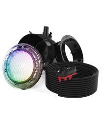 Spa Electrics Quantum WNC Series 1 x Multi RGB LED Colour Pool Light w/ Concrete Mounting Kit and 20M Cable
