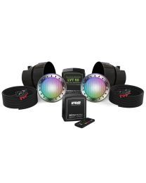 Spa Electrics Quantum WNF Series 2 x Multi Plus RGB+W LED Colour Pool Light w/ Fibreglass Mounting Kit, 20M Cable, Dual LV50 Transformer and iRIS Controller