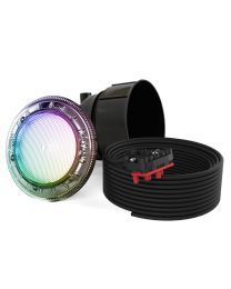 Spa Electrics Quantum WNF Series 1 x Multi Plus RGB+W LED Colour Pool Light w/ Fibreglass Mounting Kit and 20M Cable