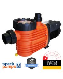 Speck Pro 400 1.5HP Pool Pump. 4Y Warranty, Quiet, 400lpm, 1.3kW 