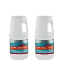 Lo-Chlor Stain & Scale Attack Part I, II (Granular) 2 x 1Kg Pack - Pool Chemical (DG)