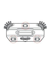 Kokido Voltera 25 Bottom Wheel (Set of 3) EV35ASM03 - Genuine Pool Cleaner Spare Part