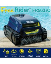 Zodiac FreeRider FR500 iQ Cordless Robotic Pool Cleaner w/ NEW Tap & Lift Feature and App Control. Floor, Wall, Waterline