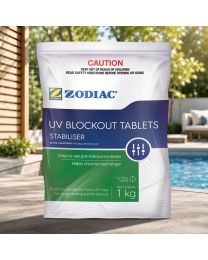 Zodiac UV Blockout Chlorine Stabiliser Tablets 1kg – Pool Chemical
