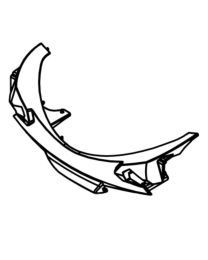 Zodiac AX20 Body Front Panel A0427901 - Genuine Pool Cleaner Spare Part