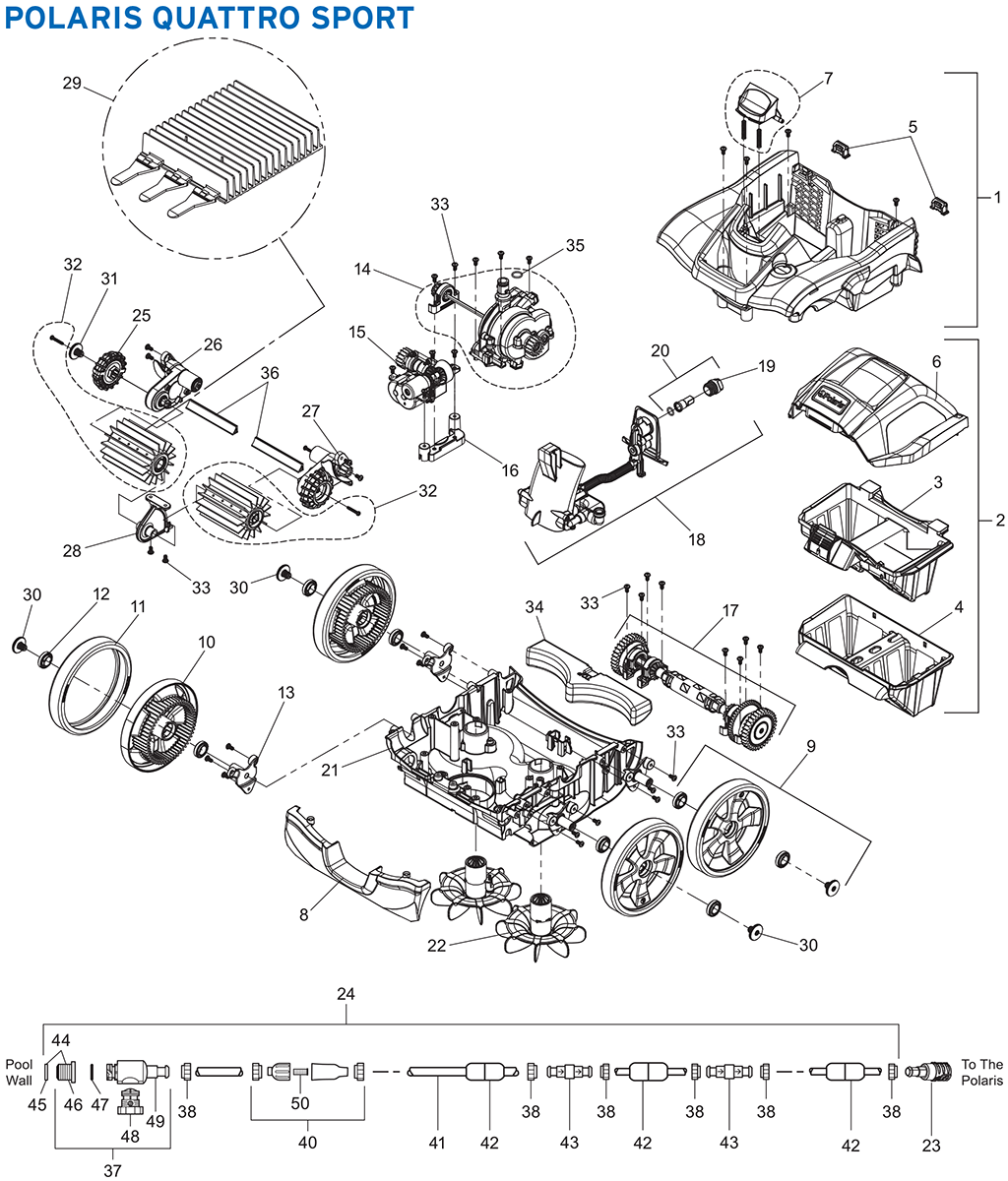 Polaris Quattro Sport Diagram - Part 48