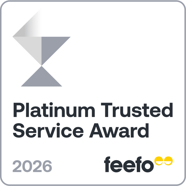 Feefo Platinum Trusted Service Award 2026