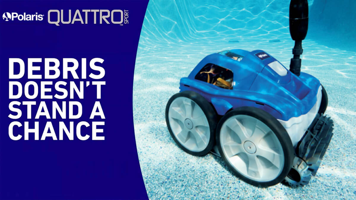 Polaris Quattro Sport - Debris Doesn’t Stand a Chance