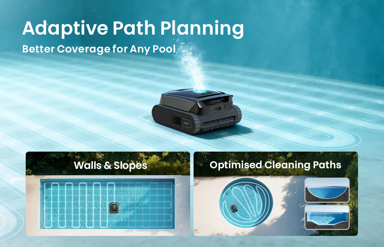 Aiper Scuba S3 WavePath 3.0 intelligent path planning