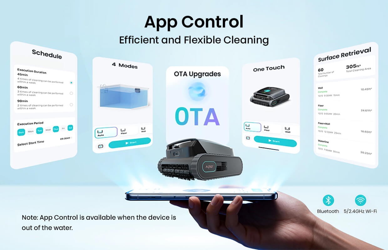 Aiper Scuba S3 smart Aiper App control