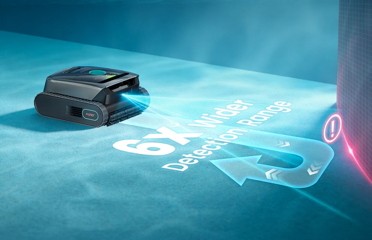 Aiper Scuba S3 advanced dToF obstacle detection
