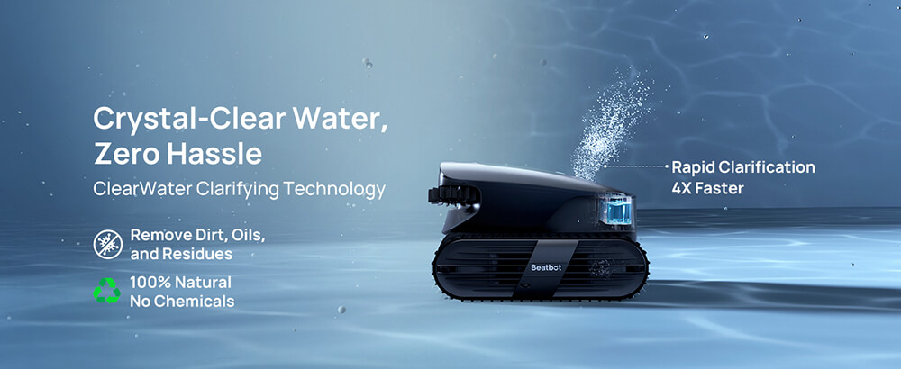 Crystal-clear water with ClearWater clarification