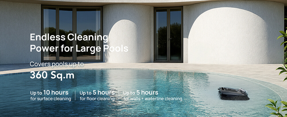 Endless Cleaning Power for Large Pools