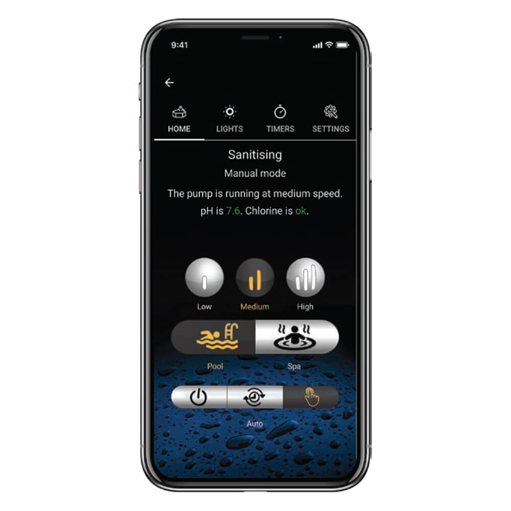 AstralPool ChlorinatorGO App Functions