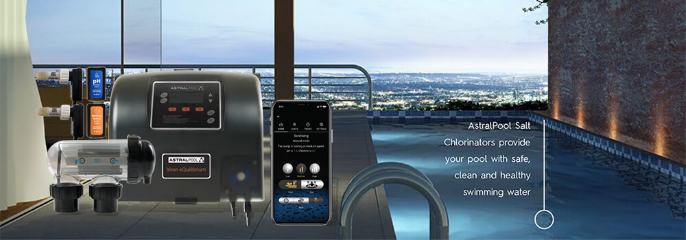 AstralPool Salt Chlorinators provide your pool with safe, clean, and healthy swimming water