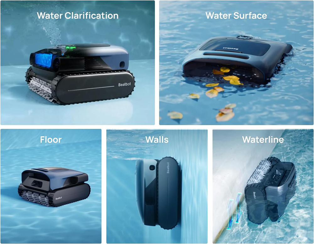 5-in-1 cleaning coverage