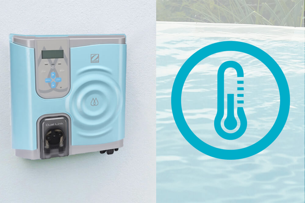 Hydroxinator Chlorinator Feature Smart Temperature Sensor