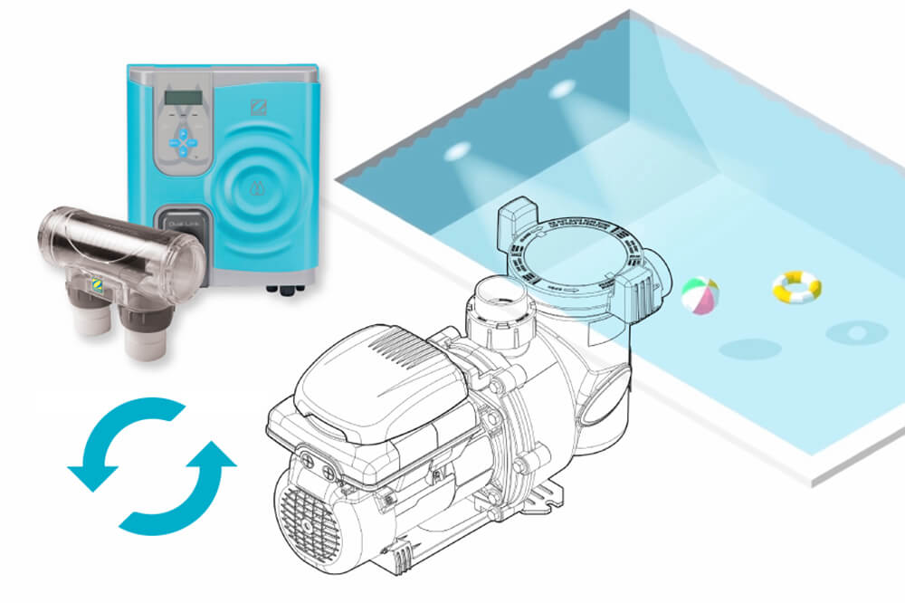 Hydroxinator Chlorinator Feature Variable Speed Pump Control