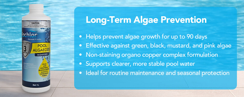Proven algae control for everyday pool protection