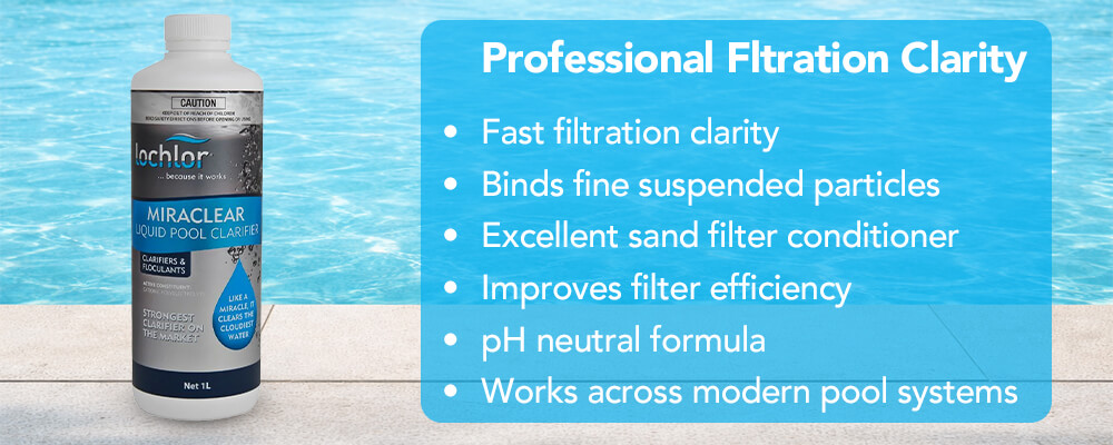 Enhanced filtration performance for clearer pool water