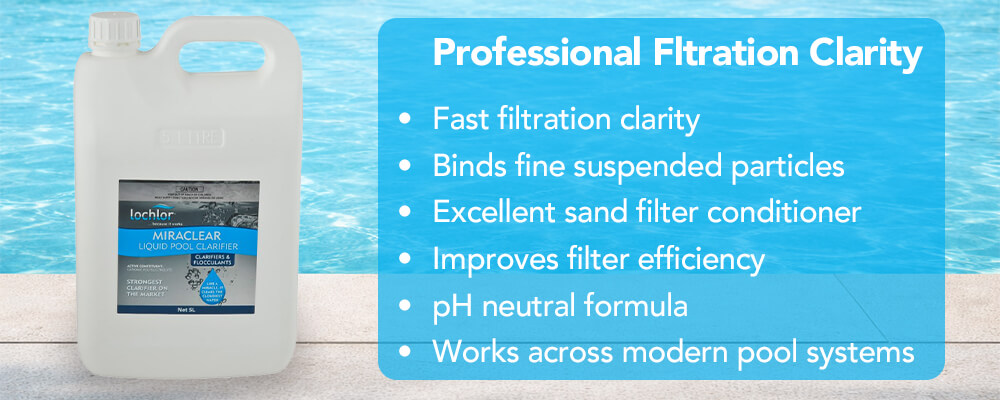 Enhanced filtration performance for clearer pool water
