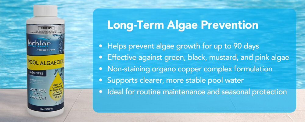 Proven algae control for everyday pool protection