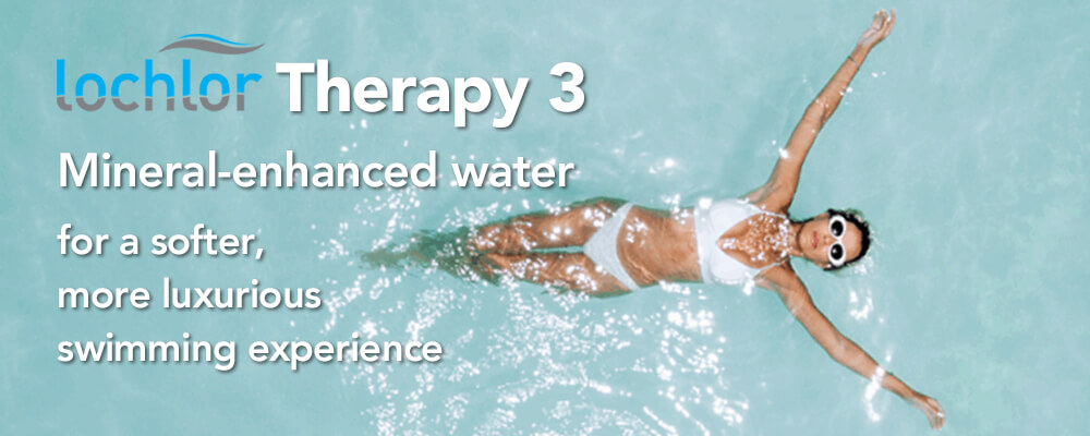 Mineral-enhanced water for a softer, more luxurious swimming experience
