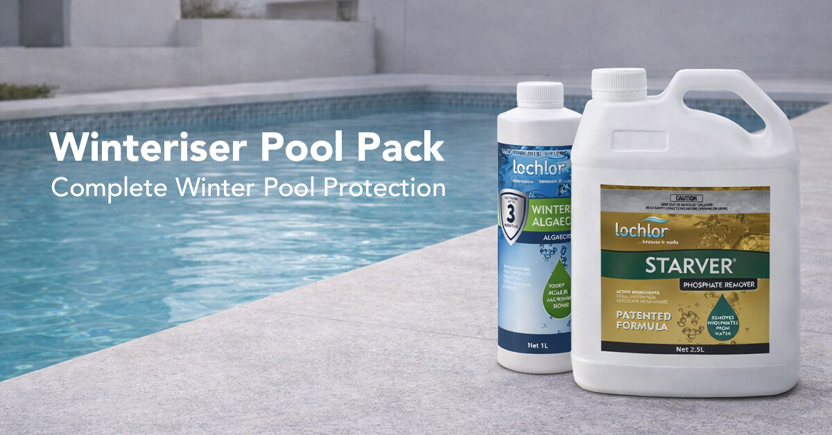 Complete winter pool protection with algae and phosphate control