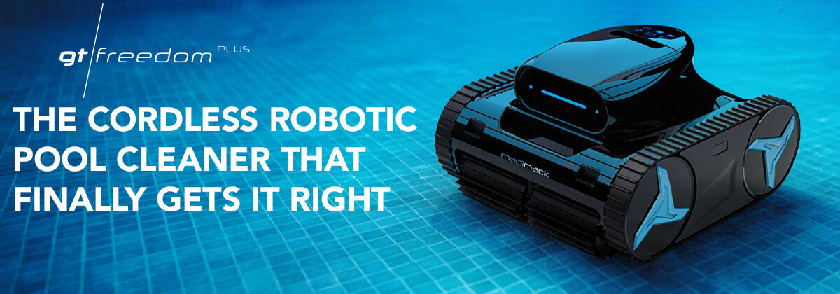 Madimack GT Freedom PLUS cordless robotic pool cleaner