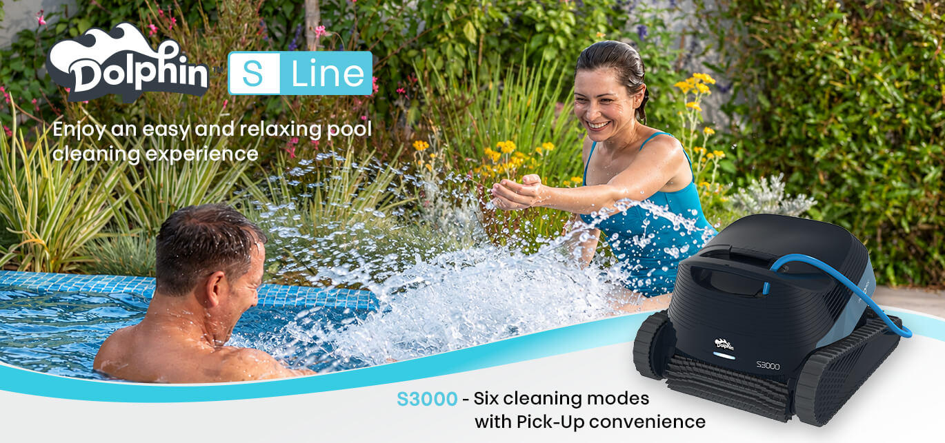 Dolphin S3000 robotic pool cleaner - S Line