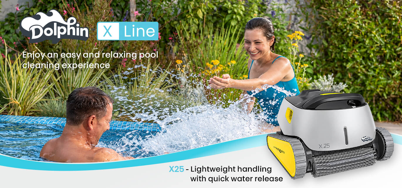 Dolphin X25 robotic pool cleaner - X Line