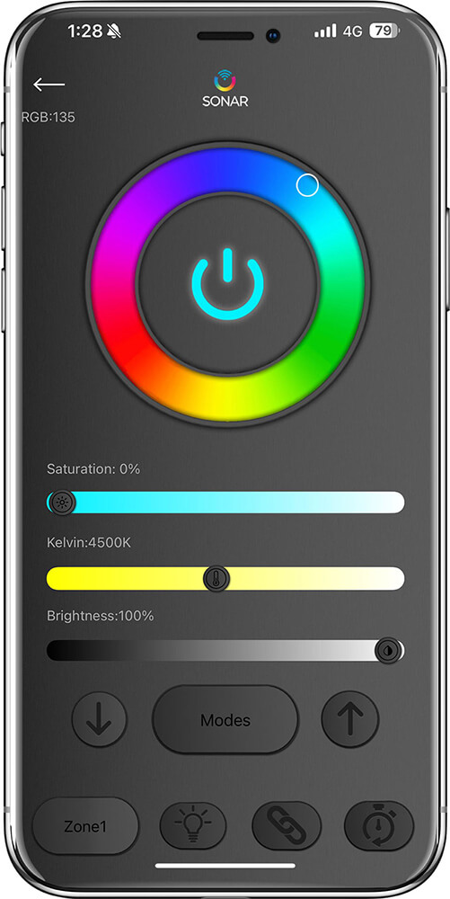 PAL Sonar app control