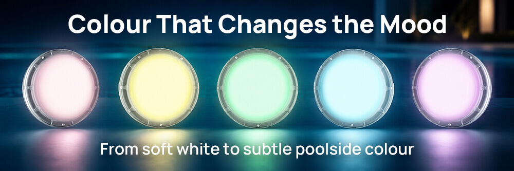PAL Sonar Retro Pool Light colour options