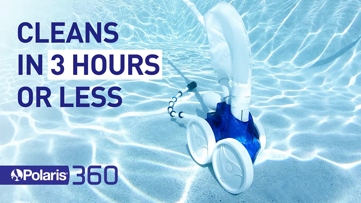 Vac-Sweep 360 - Cleans in 3 hours or less