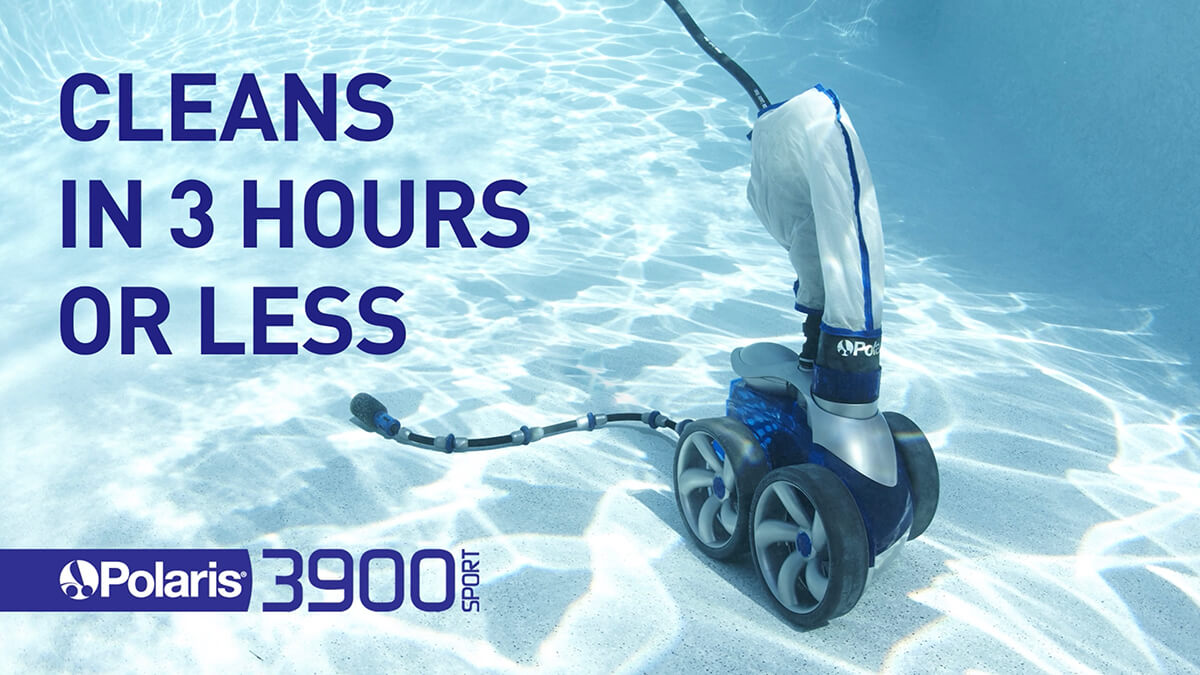 Polaris Vac-Sweep 3900 Sport - Cleans in 3 hours or less