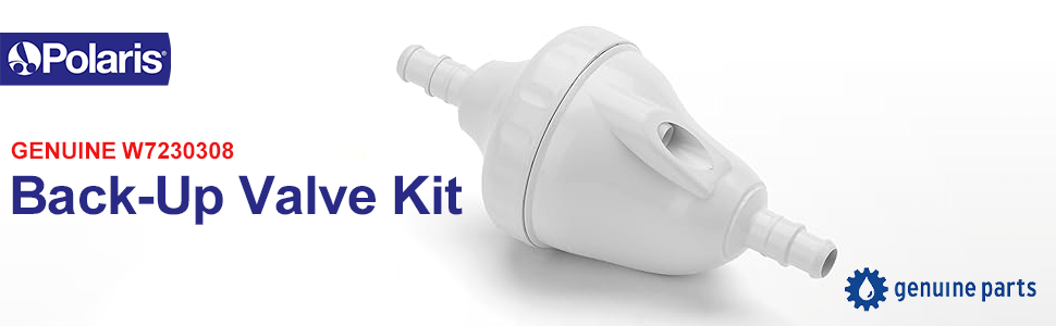 Polaris W7230308 Back-Up Valve Kit - Banner