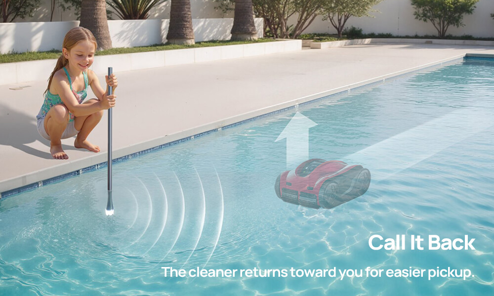 iGarden K Pro Series Clicker-assisted retrieval with One-Touch Waterline Return