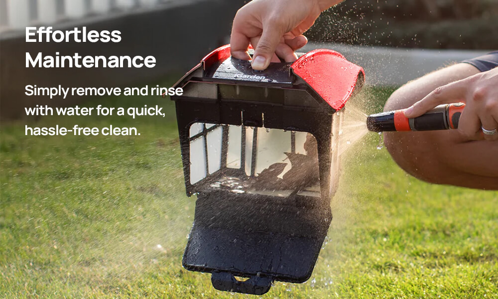 iGarden K Pro Series filter basket rinse-clean maintenance