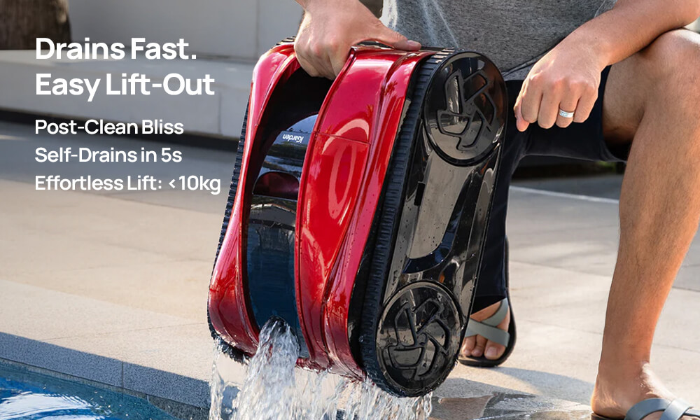 iGarden K Pro Series self-draining lift-out after cleaning