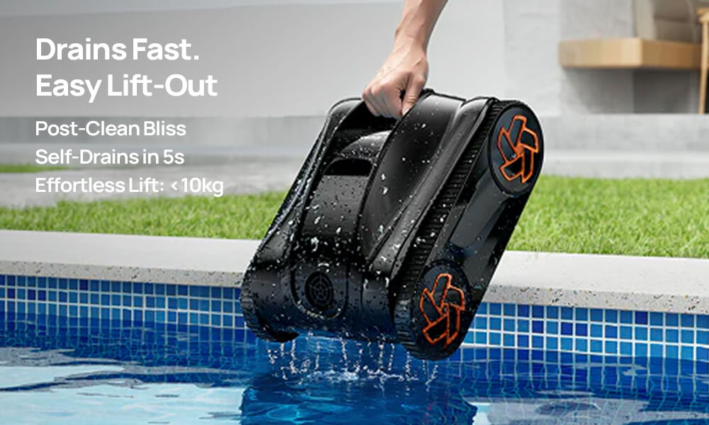 iGarden K80 self-draining lift-out after cleaning