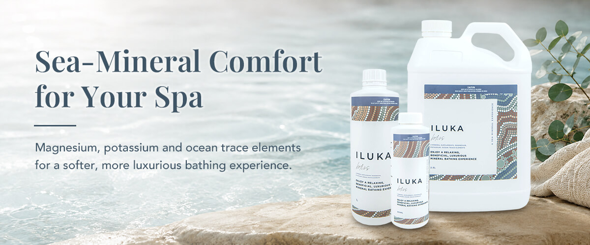 Iluka Bliss sea mineral comfort for spa water