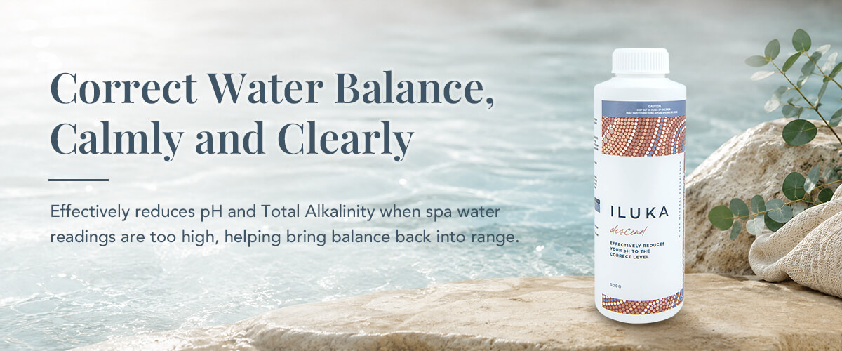 Iluka Descend pH and alkalinity reducer for spa water