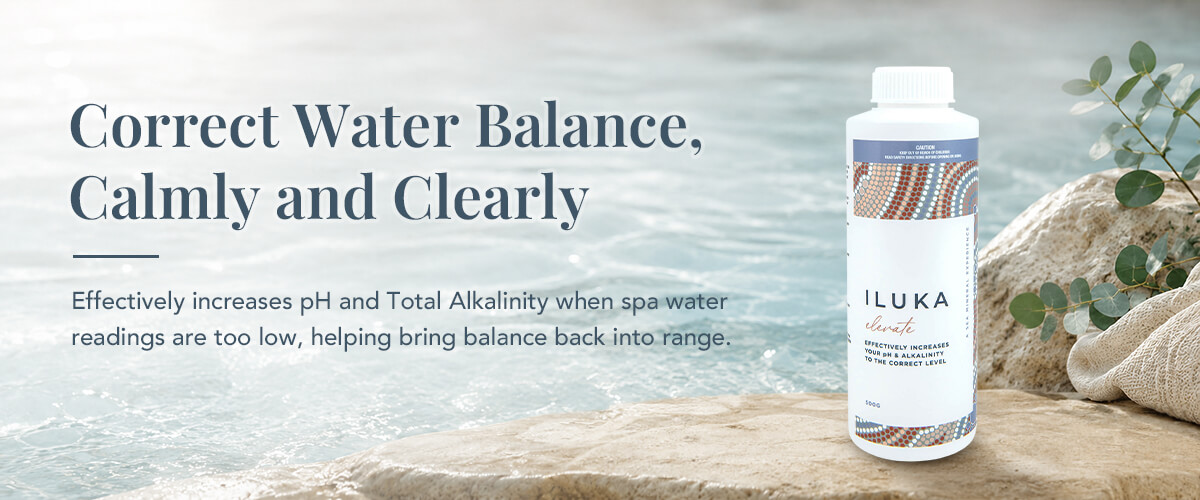 Iluka Elevate pH and alkalinity increaser for spa water