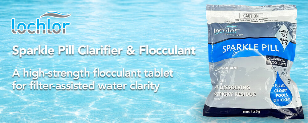 A high-strength flocculant tablet for filter-assisted water clarity