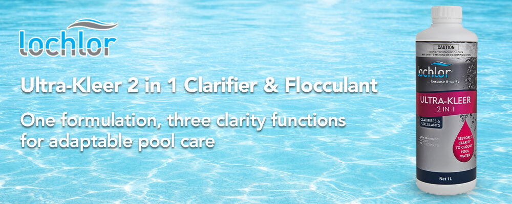 One formulation, three clarity functions for adaptable pool care