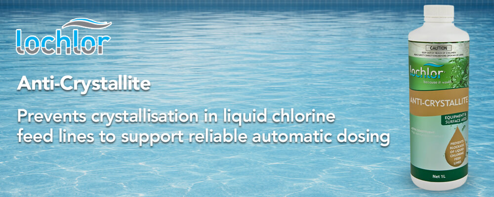 Prevents crystallisation in liquid chlorine feed lines